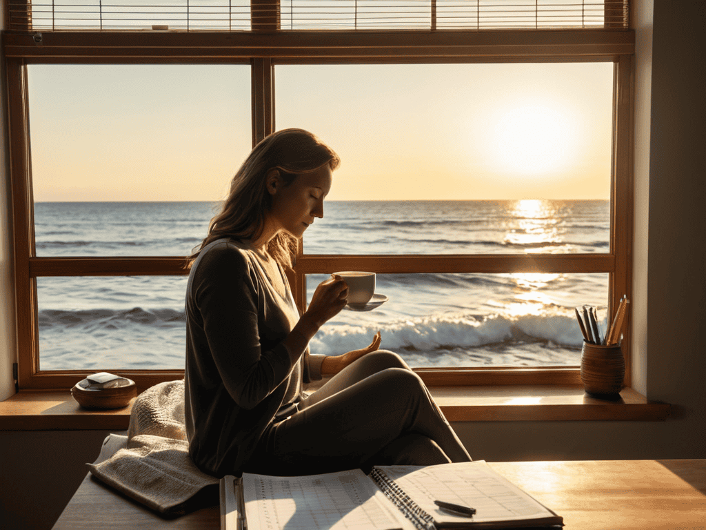 Embracing Serenity in Financial Turbulence Found