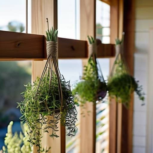 Wrapping It All Up: DIY herb rack