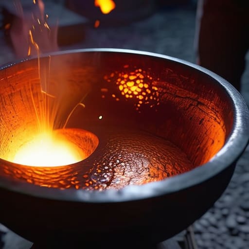 The Legacy in the Blade: Damascus steel.