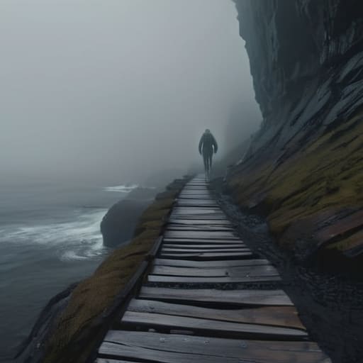 The Art of the Leap: Finding Clarity in the Unknown and How to Decide Without More Information 2 Embracing Decision Making Under Uncertainty in fog.